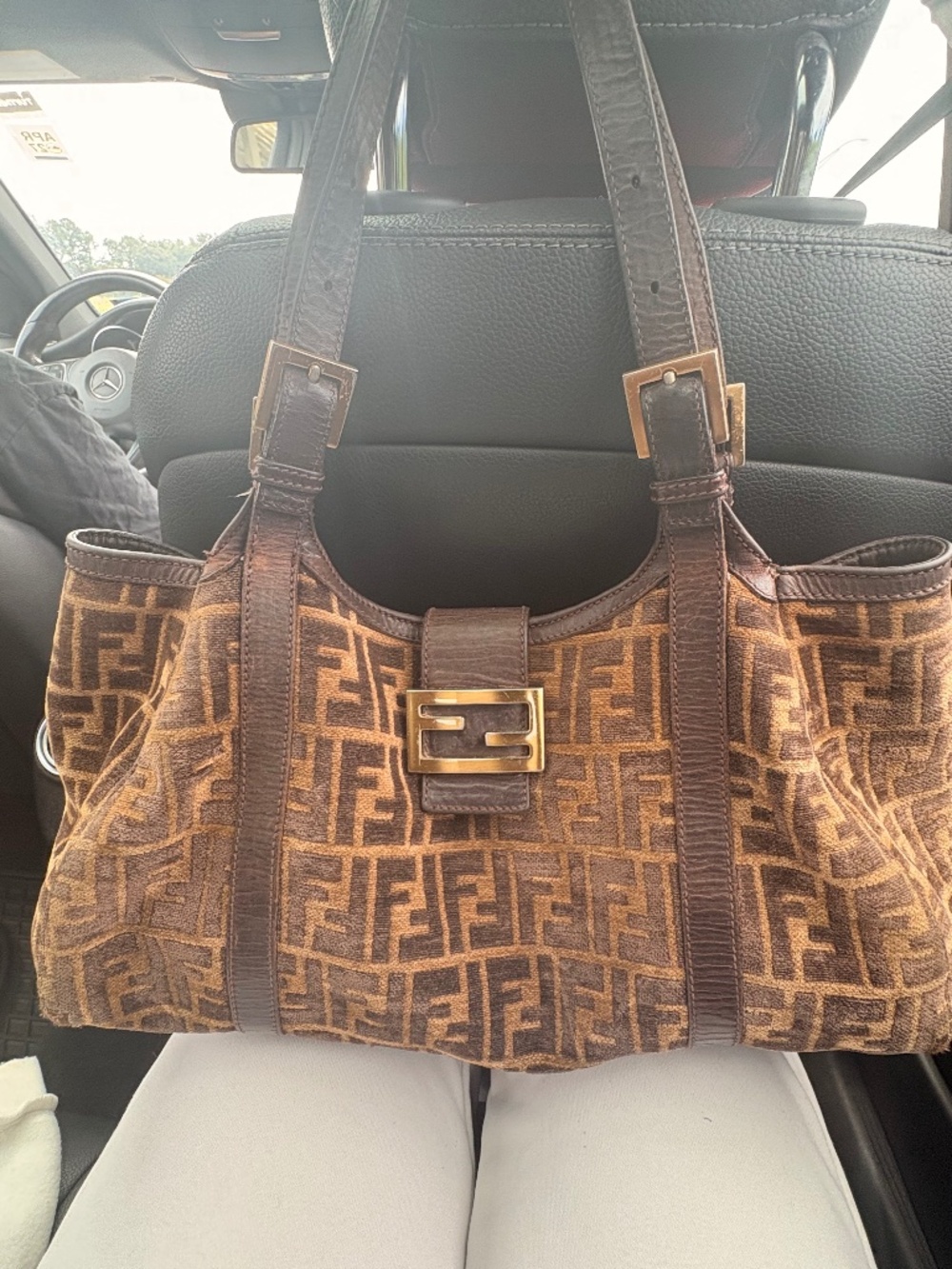vintage Fendi Zucca FF monogram tote